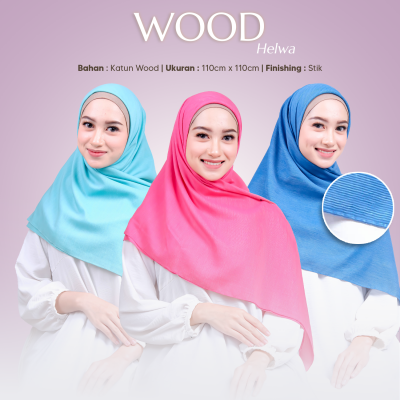 Helwa Wood (1 Paket Isi 10 Hijab)