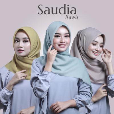 SAUDIA Rawis (1 Paket Isi 10 Hijab)