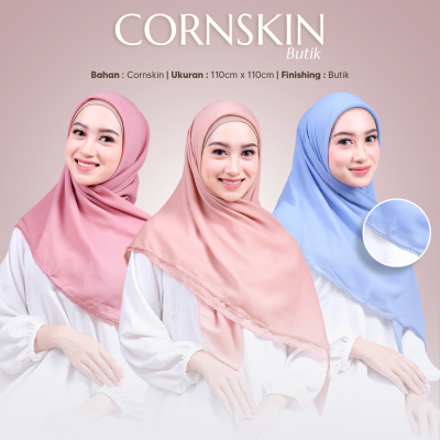 Cornskin Butik (1 Paket Isi 10 Hijab)